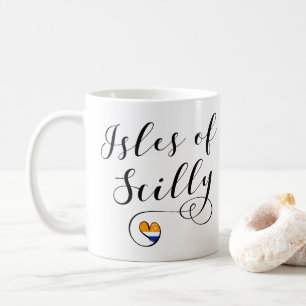 Scilly Flagga Heart-öarna Kaffemugg