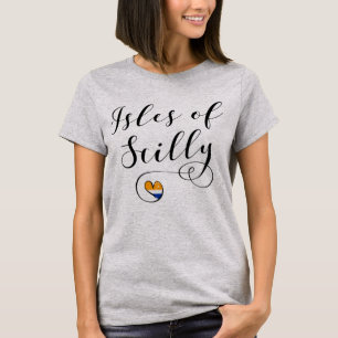 Scilly Flagga Heart T-Shirt