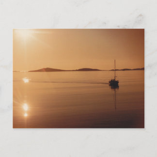 Scilly Sunset-vykort Vykort