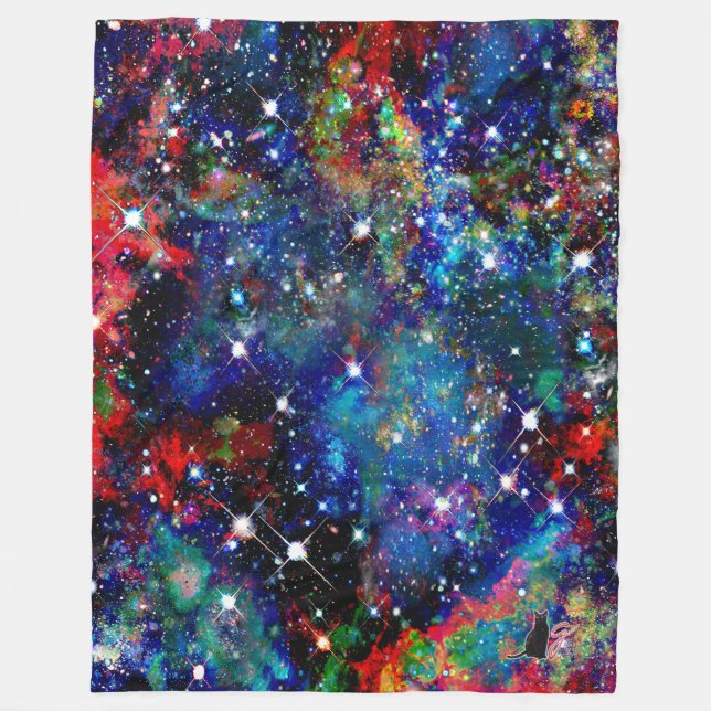 Scintillation Star Fält Fleece Blanket (Framsidan)