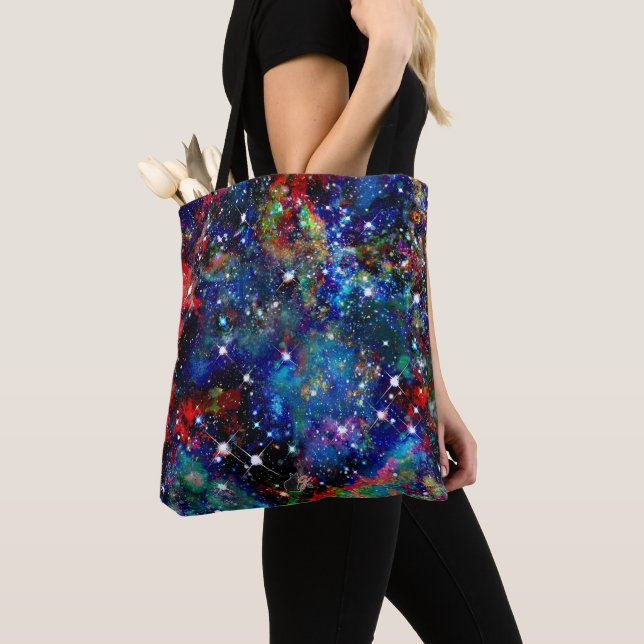 Scintillation Star Fält Tote Bag Tygkasse (Närbild)