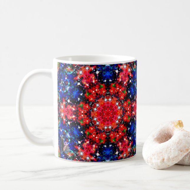 Scintillation Stellar Kaleid Kaffemugg (Med munk)