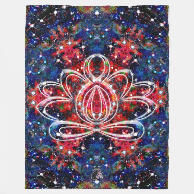 Scintillation Zen Lotus Fleecefilt (Framsidan)