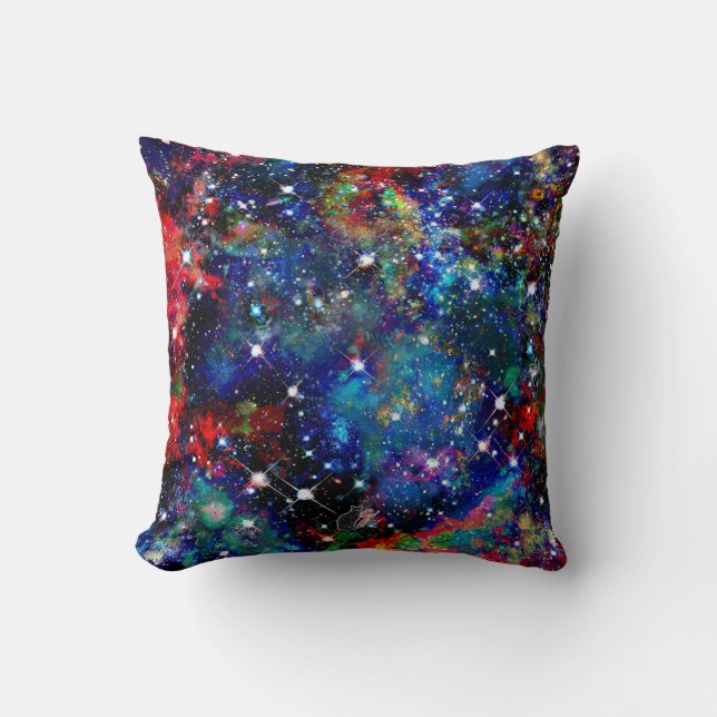 Scintillationsstjärnfält Kudde (Framsida)