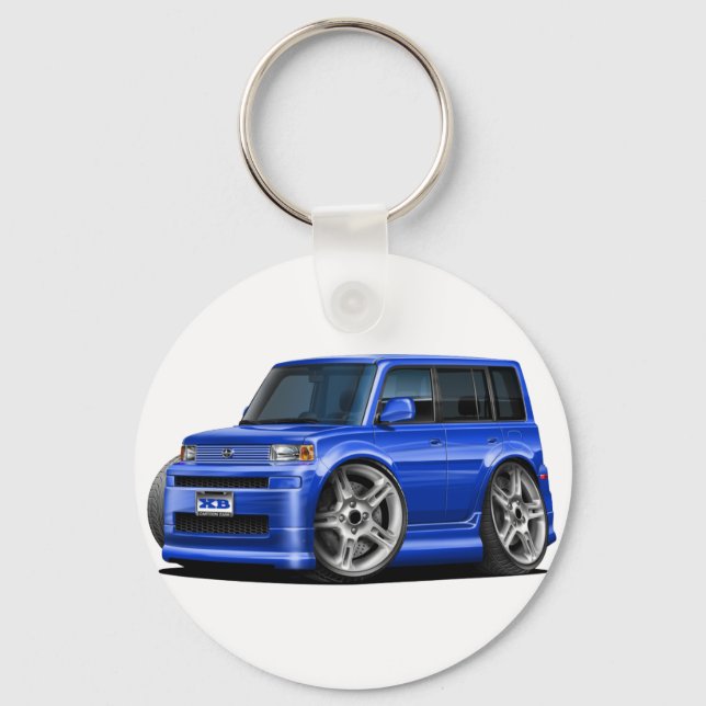 Scion XB Blue Car Nyckelring (Framsida)