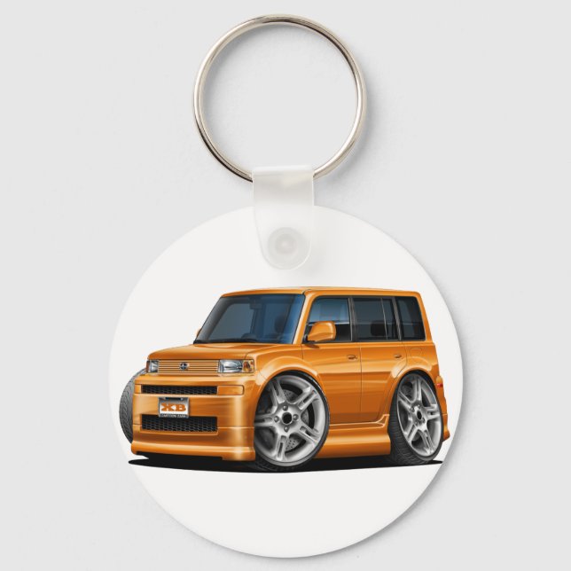 Scion XB Orange Car Nyckelring (Framsida)