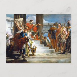 Scipio Africanus Freeing Massiva, olja på canvas Vykort