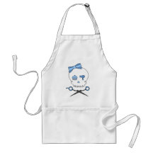 Scissor den åtfölja skallen för hår & Crossbones