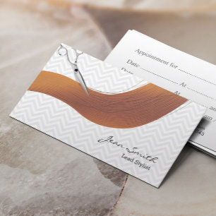 Scissor & tidsbeställningen för stylisten för tidsbeställning kort