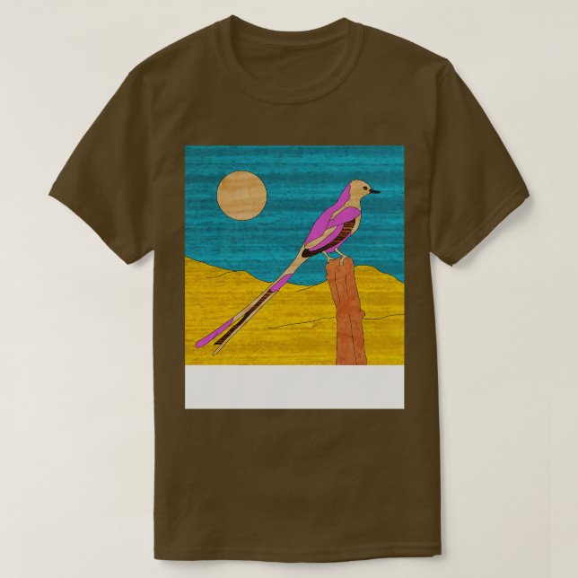 Scissortail Flycatcher T Shirt (Design framsida)