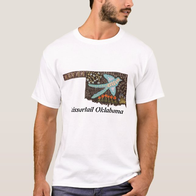 Scissortail Oklahoma Tee Shirt (Framsida)