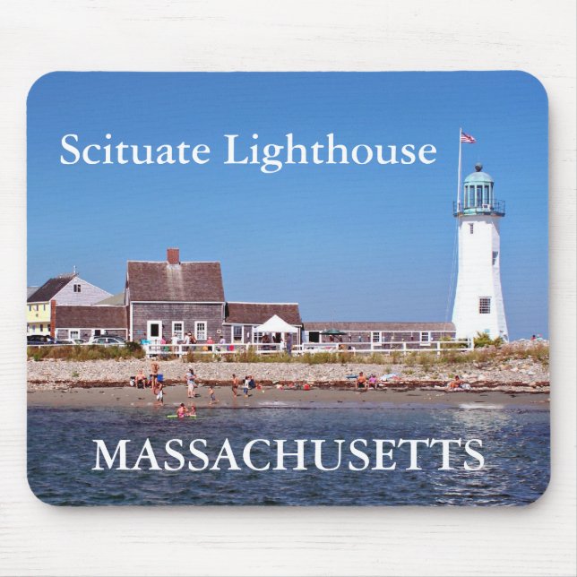 Scituate fyr, Massachusetts Mousepad Musmatta (Framsidan)