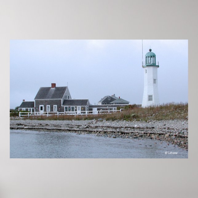 Scituate Lighhouse Panorama Poster (Framsidan)