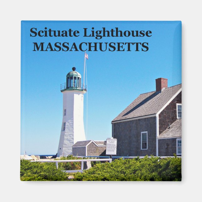 Scituate Lighthouse, Massachusetts Magnet (Framsidan)