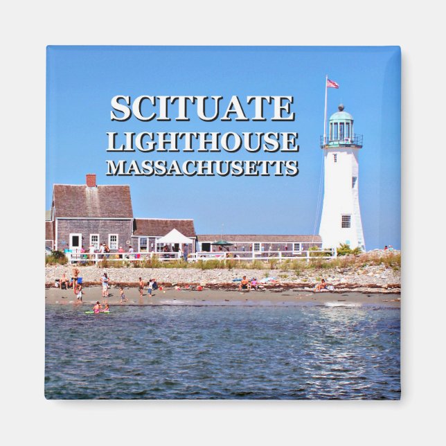 Scituate Lighthouse, Massachusetts Magnet (Framsidan)