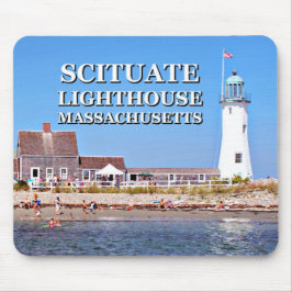 Scituate Lighthouse, Massachusetts Mousepad Musmatta