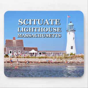 Scituate Lighthouse, Massachusetts Mousepad Musmatta