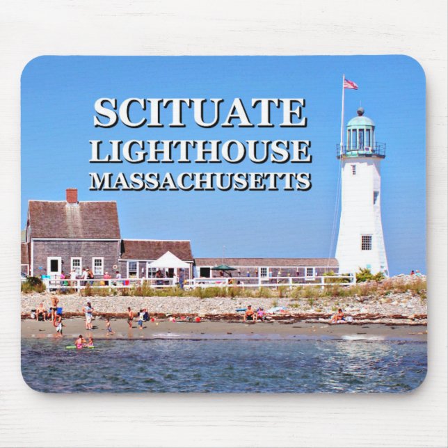 Scituate Lighthouse, Massachusetts Mousepad Musmatta (Framsidan)