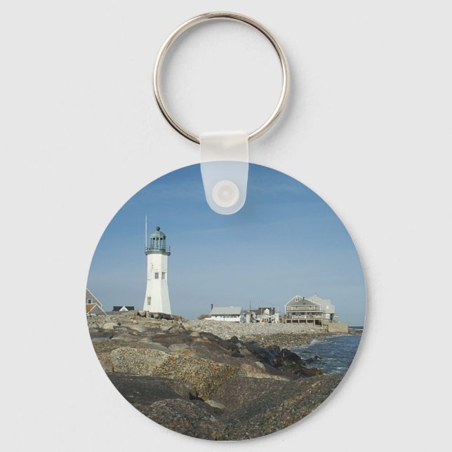 Scituate Lighthouse Nyckelring (Framsida)