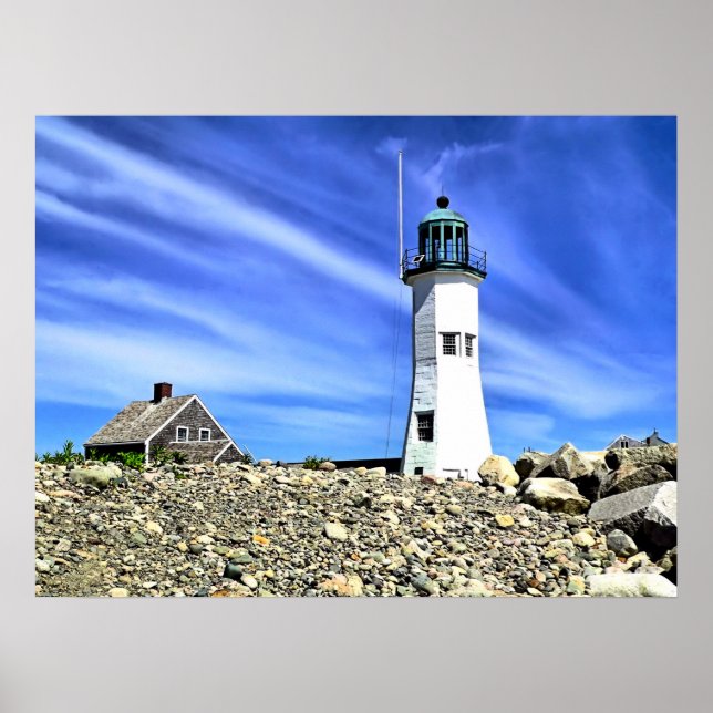 Scituate Lighthouse Poster (Framsidan)