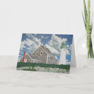 Scituate Lightkeeper's House Helgkort