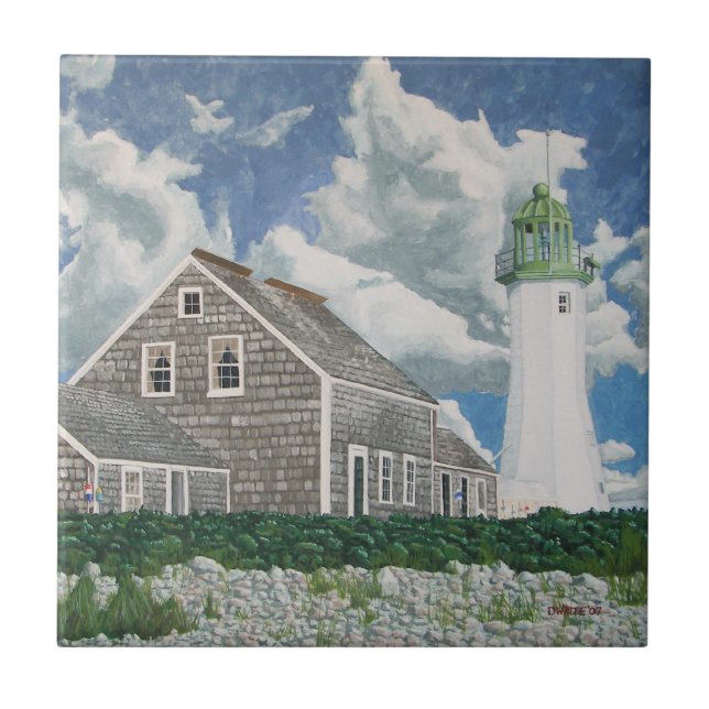 Scituate Lightkeeper's House Kakelplatta (Framsidan)