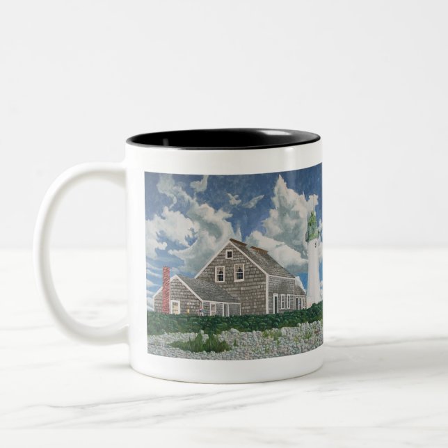 Scituate Lightkeeper's House Mug Två-Tonad Mugg (Vänster)
