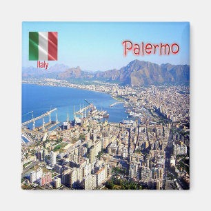 SCL074 PALERMO, Sicilien, Italien, Fridge Magnet