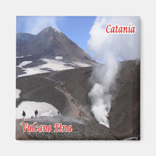 SCL089 CATANIA, ETNA, Sicilien, Italien, Fridge Magnet