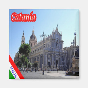SCL096 CATANIA Cathedral, Sicilien, Italien, Fridg Magnet