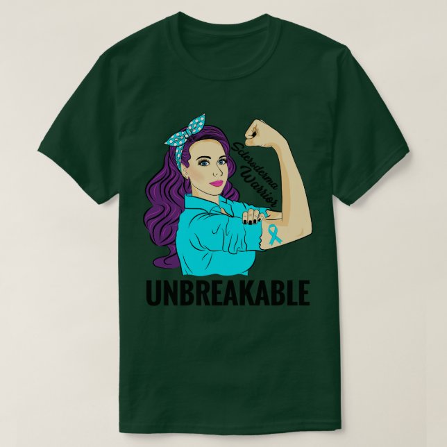 Scleroderma Awareness Autoimune Disease Connectiv T Shirt (Design framsida)