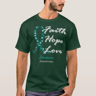 Scleroderma Awareness Hope Kärlek i denna Fami T Shirt