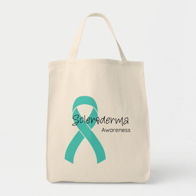 Scleroderma Awareness Livsmedel Tote Bag Tygkasse (Framsidan)