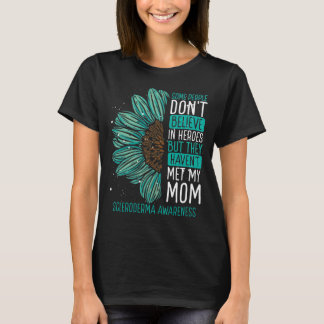 Scleroderma Awareness Ribbon Mom Warrior T Shirt