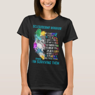 Scleroderma Awareness Ribbon Support Gifts T Shirt