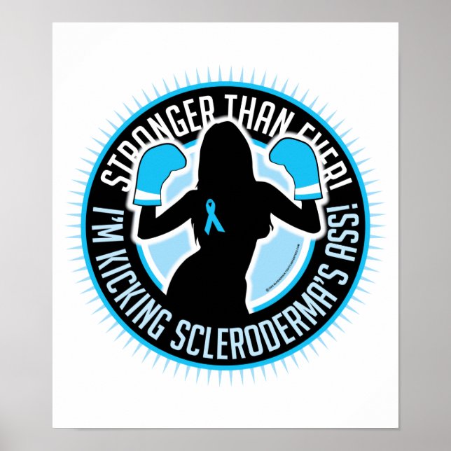 Scleroderma Boxing Girl Poster (Framsidan)