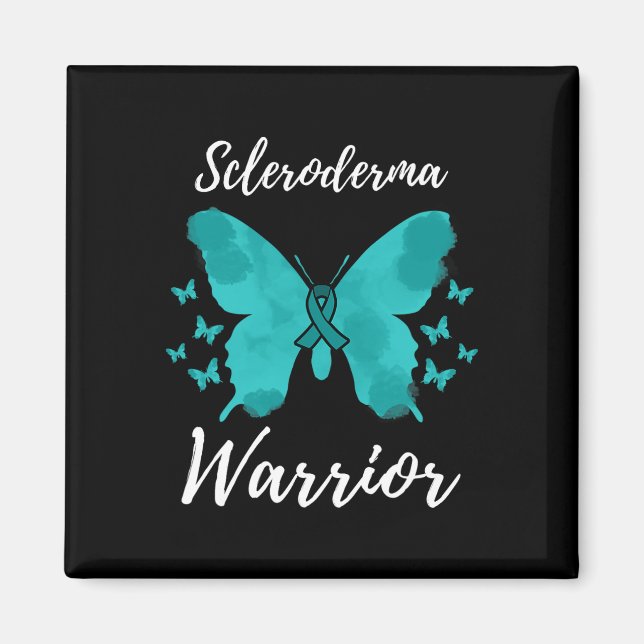 Scleroderma Krigare Scleroderma Medvetenhet  Magnet (Framsidan)