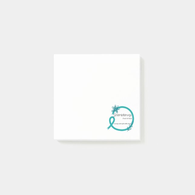 Scleroderma-medvetenhetsnoteringar Post-it Block (Framsida)
