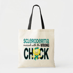 Scleroderma röra med den fla chicken tygkasse