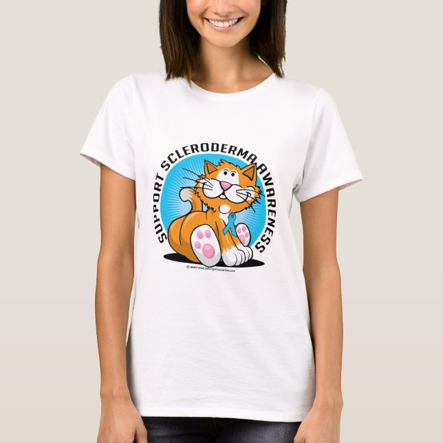 Sclerodermakatt T-shirt (Framsida)