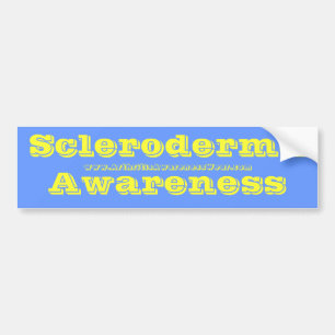 Sclerodermamedvetenhet - i medvetenhetfärgen! bildekal