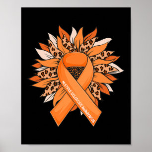 Sclerosi Solros Många Sclerosis Awareness Poster