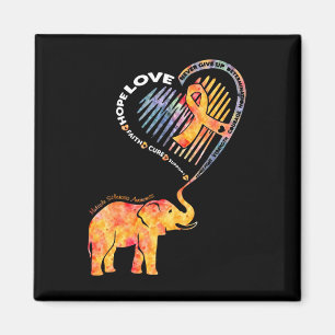 Sclerosis Awareness Faith Hope Kärlek Support Magnet