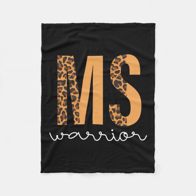 Sclerosis Awareness Manar Women Warrior Fleecefilt (Framsidan)
