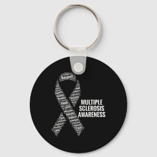 Sclerosis Awareness, Respect Care Advocacy Gift Nyckelring