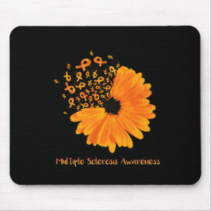 Sclerosis Awareness Ribbon Flower Hope Fighter Musmatta