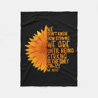 Sclerosis Awareness Solros Strong Choice Women Fleecefilt