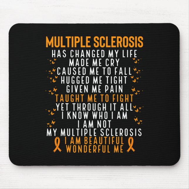 Sclerosis Awareness Survivor Cure Fight Warrior Musmatta (Framsidan)