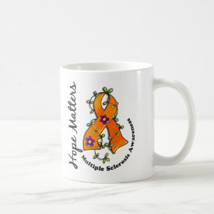 Sclerosis för materier för hopp för blommaband kaffemugg