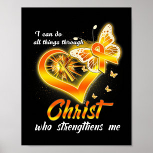 Sclerosis - jag kan göra hela Saken genom Kristus Poster